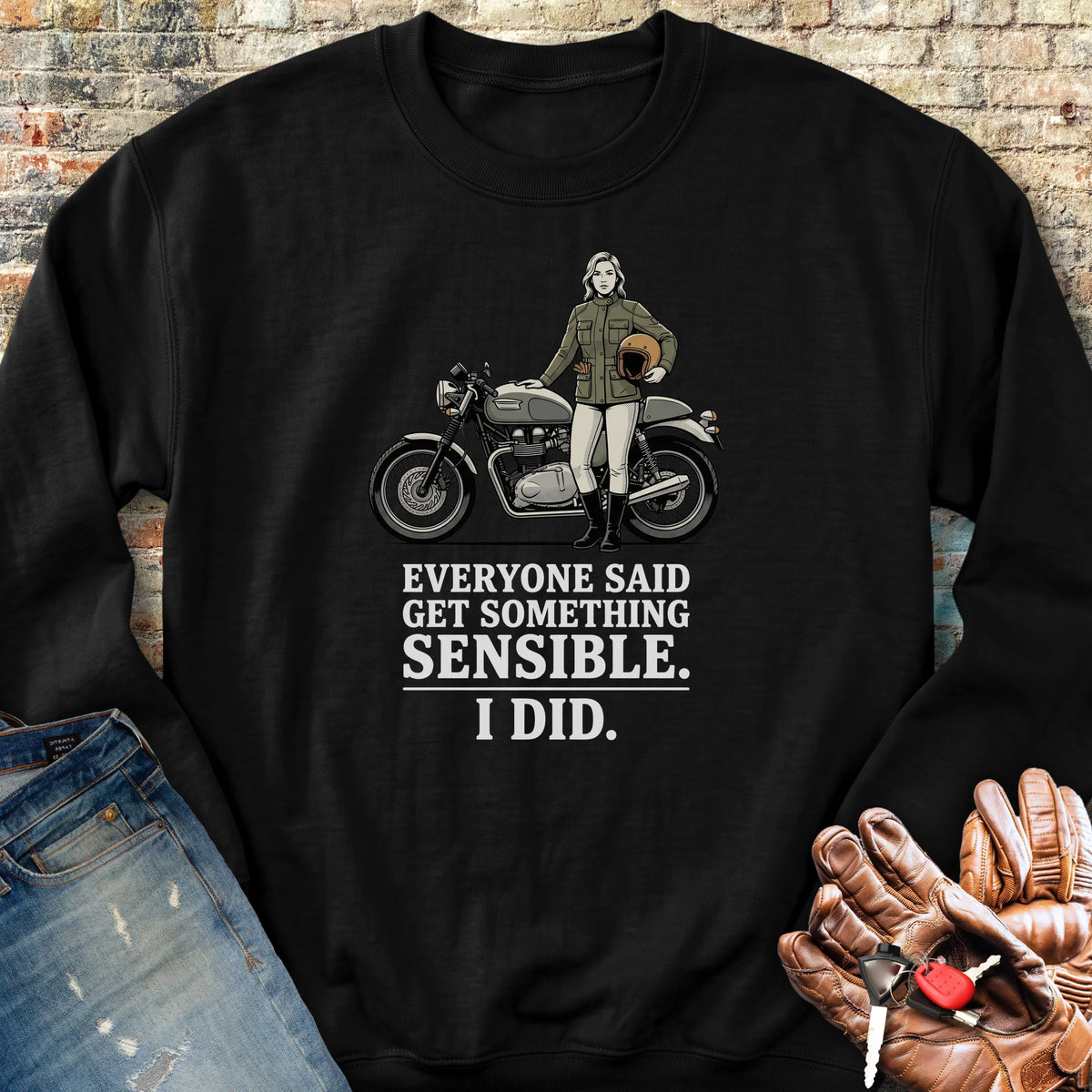 Sensible Sweatshirt - Black