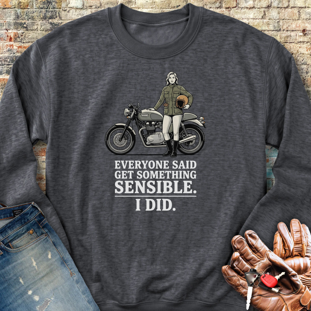 Sensible Sweatshirt - Dark Heather