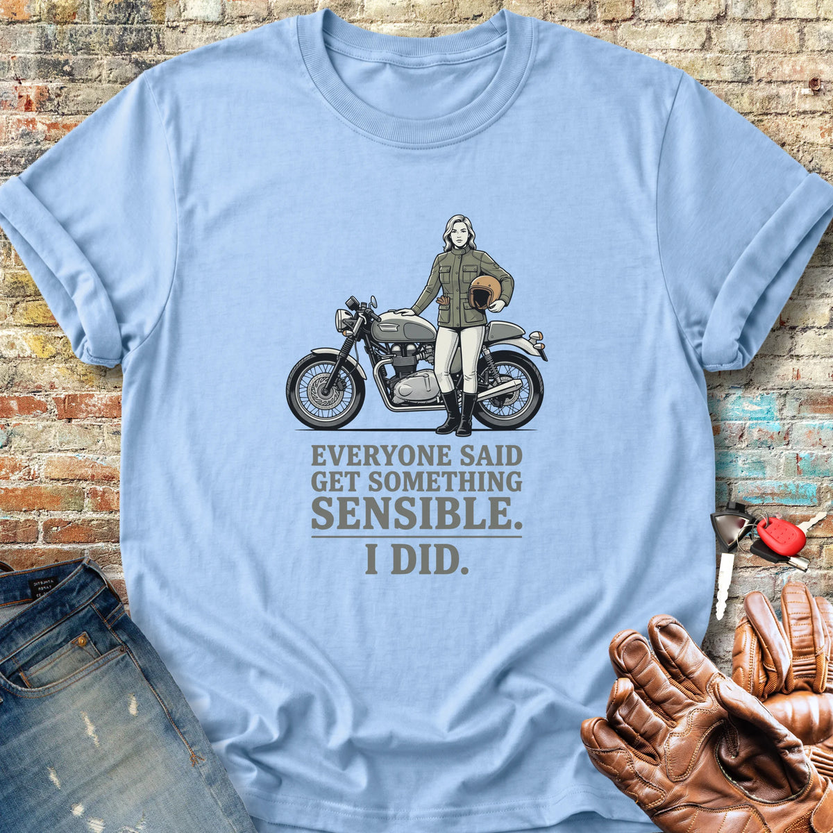 Sensible Classic T-Shirt - Light Blue