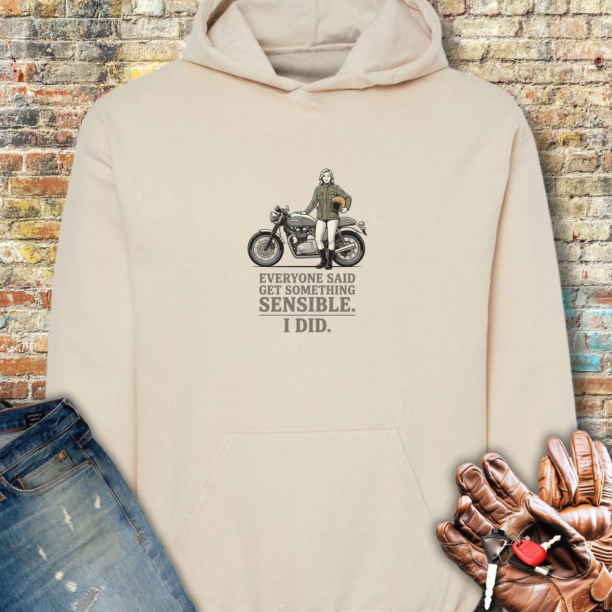 Sensible Hoodie - Sand