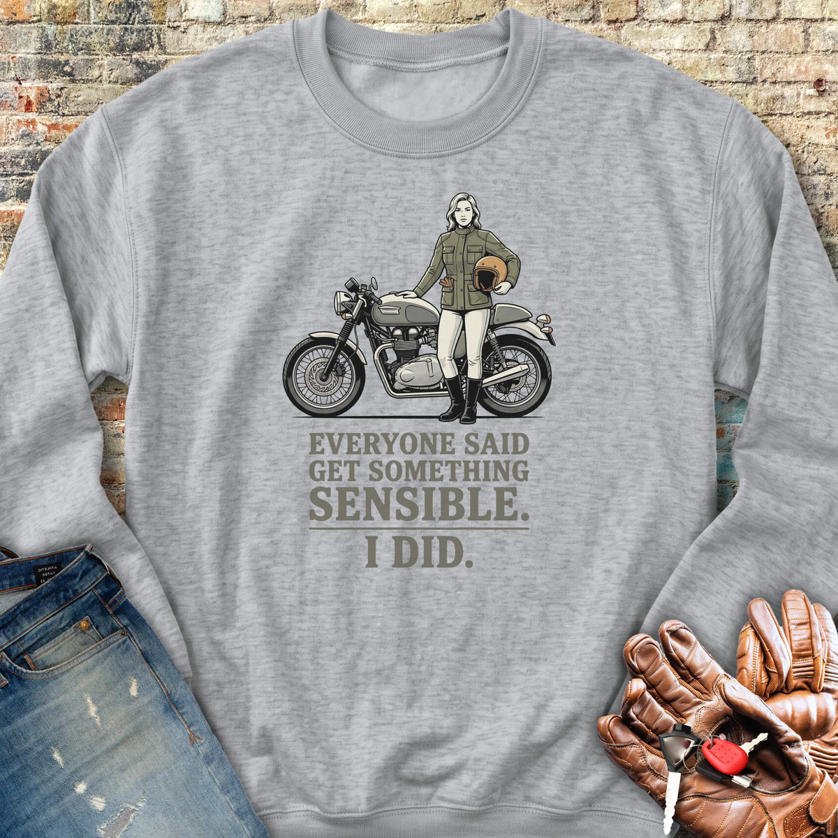 Sensible Sweatshirt - Sport Grey
