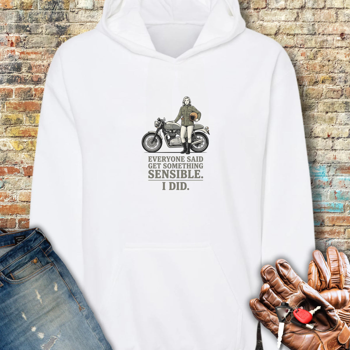 Sensible Hoodie - White
