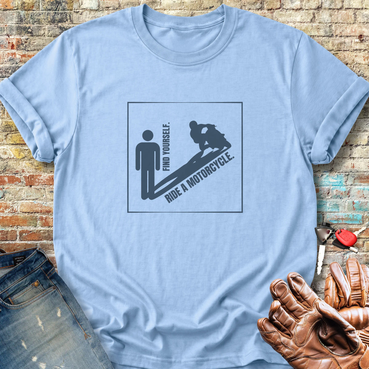 Shadow Classic T-Shirt - Light Blue