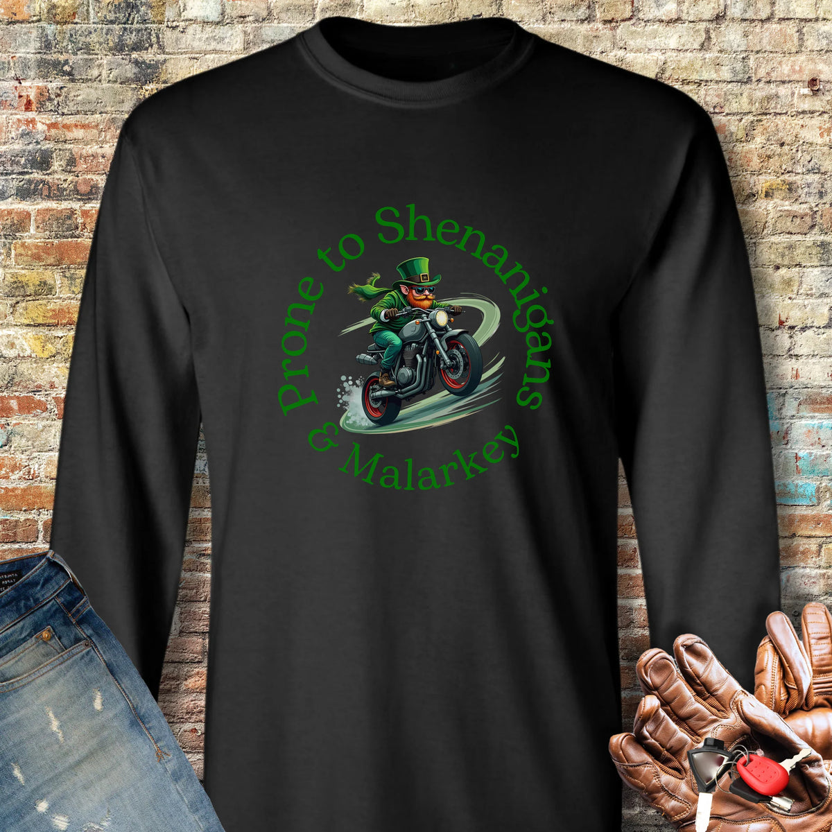 Shenanigans Long Sleeve T-Shirt - Black