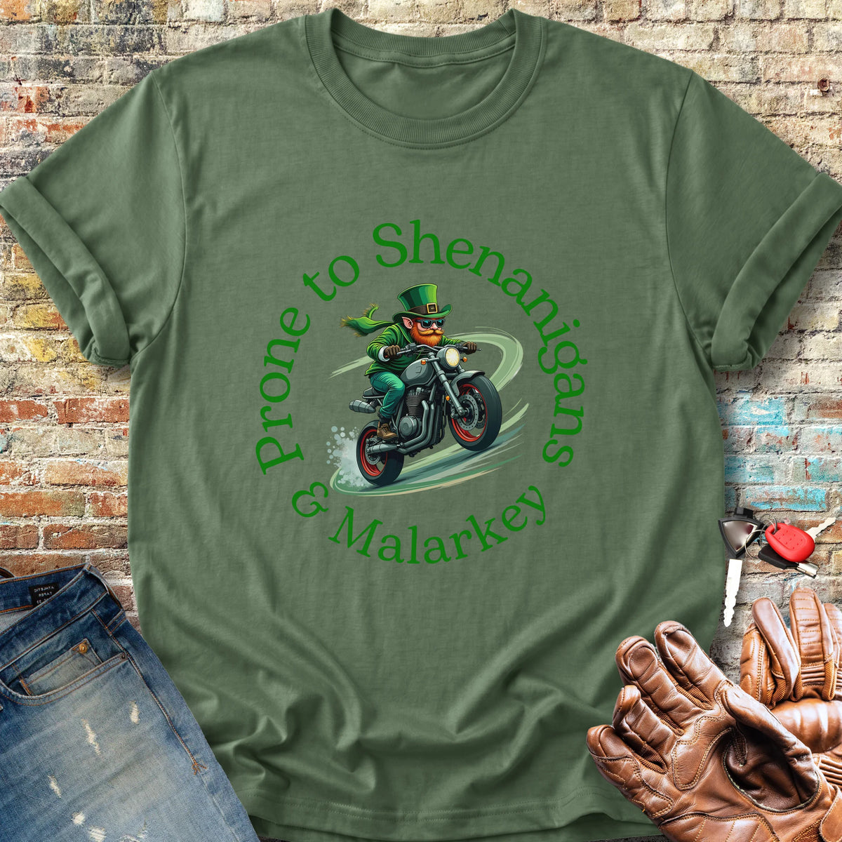 Shenanigans Classic T-Shirt - Military Green
