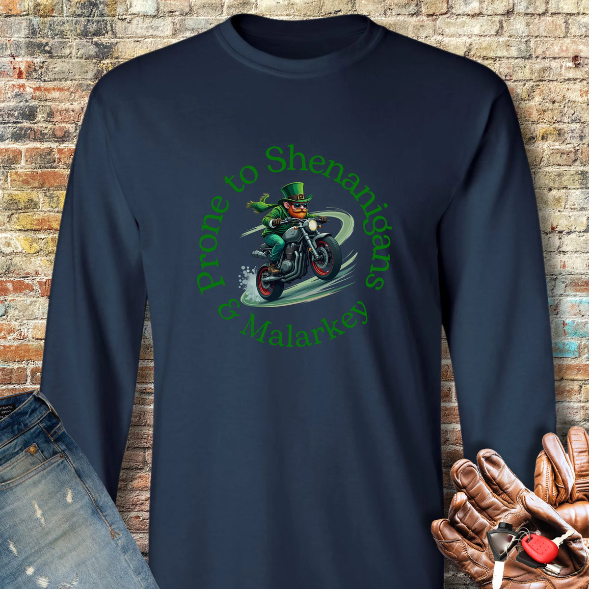 Shenanigans Long Sleeve T-Shirt - Navy