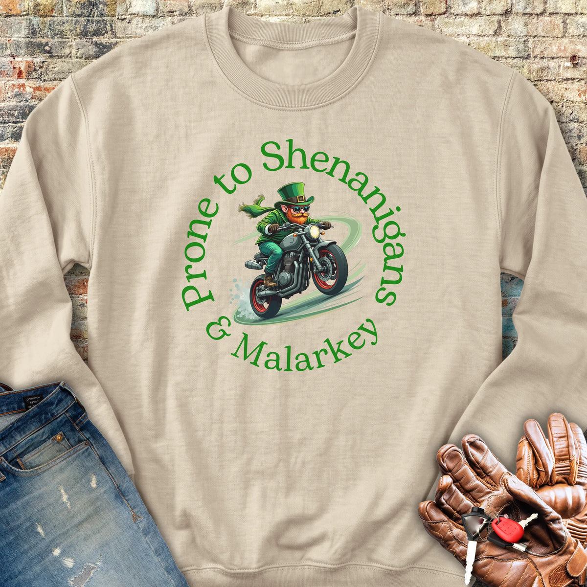 Shenanigans Sweatshirt - Sand