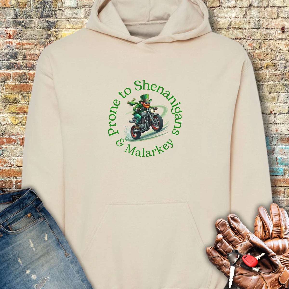 Shenanigans Hoodie - Sand