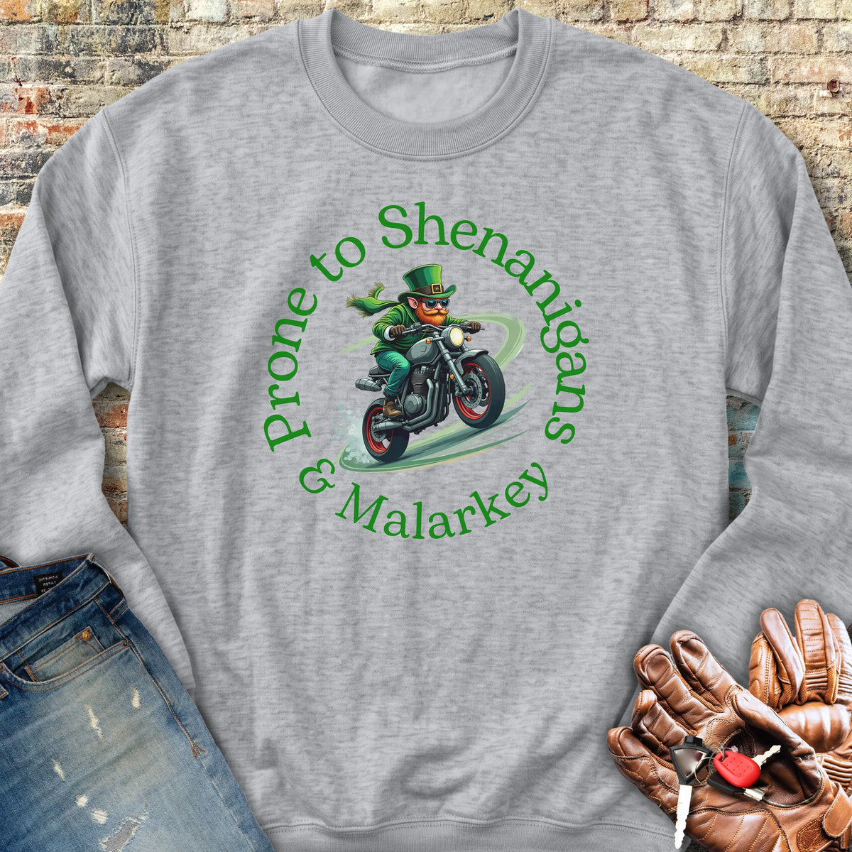 Shenanigans Sweatshirt - Sport Grey
