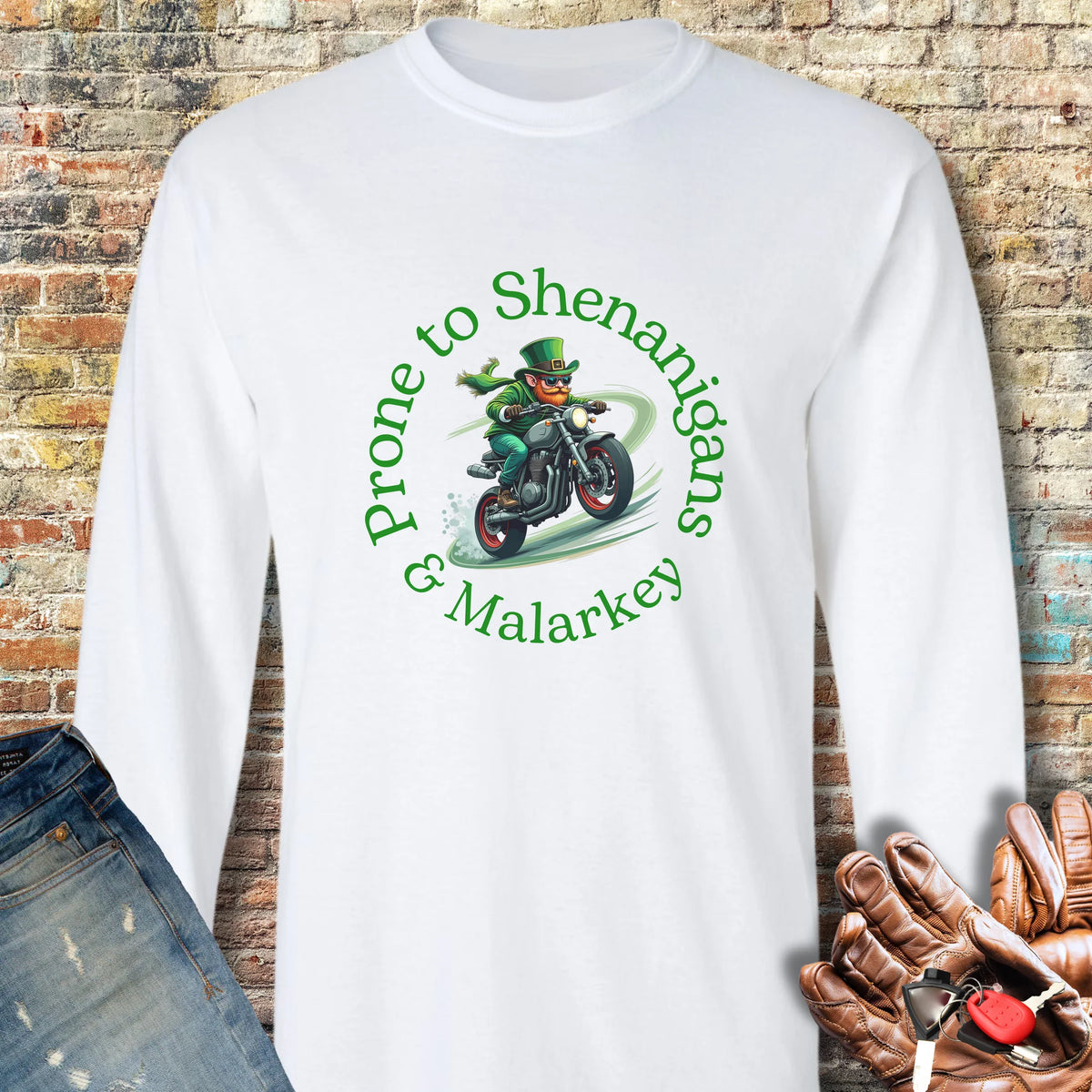 Shenanigans Long Sleeve T-Shirt - White