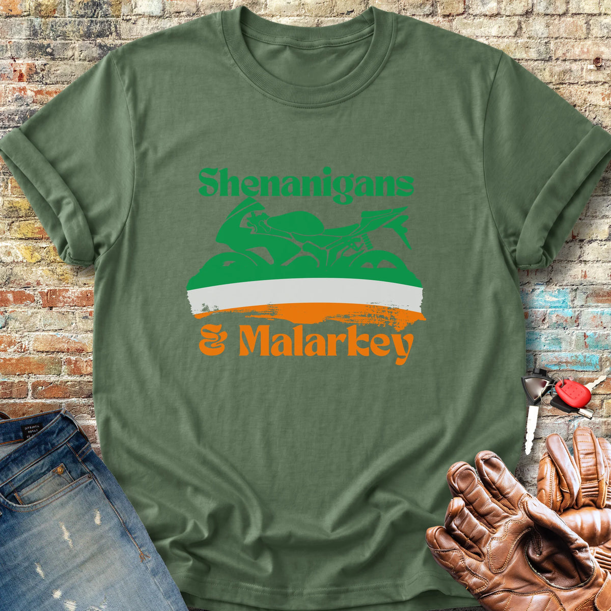 Shenanigans & Malarkey Classic T-Shirt - Military Green