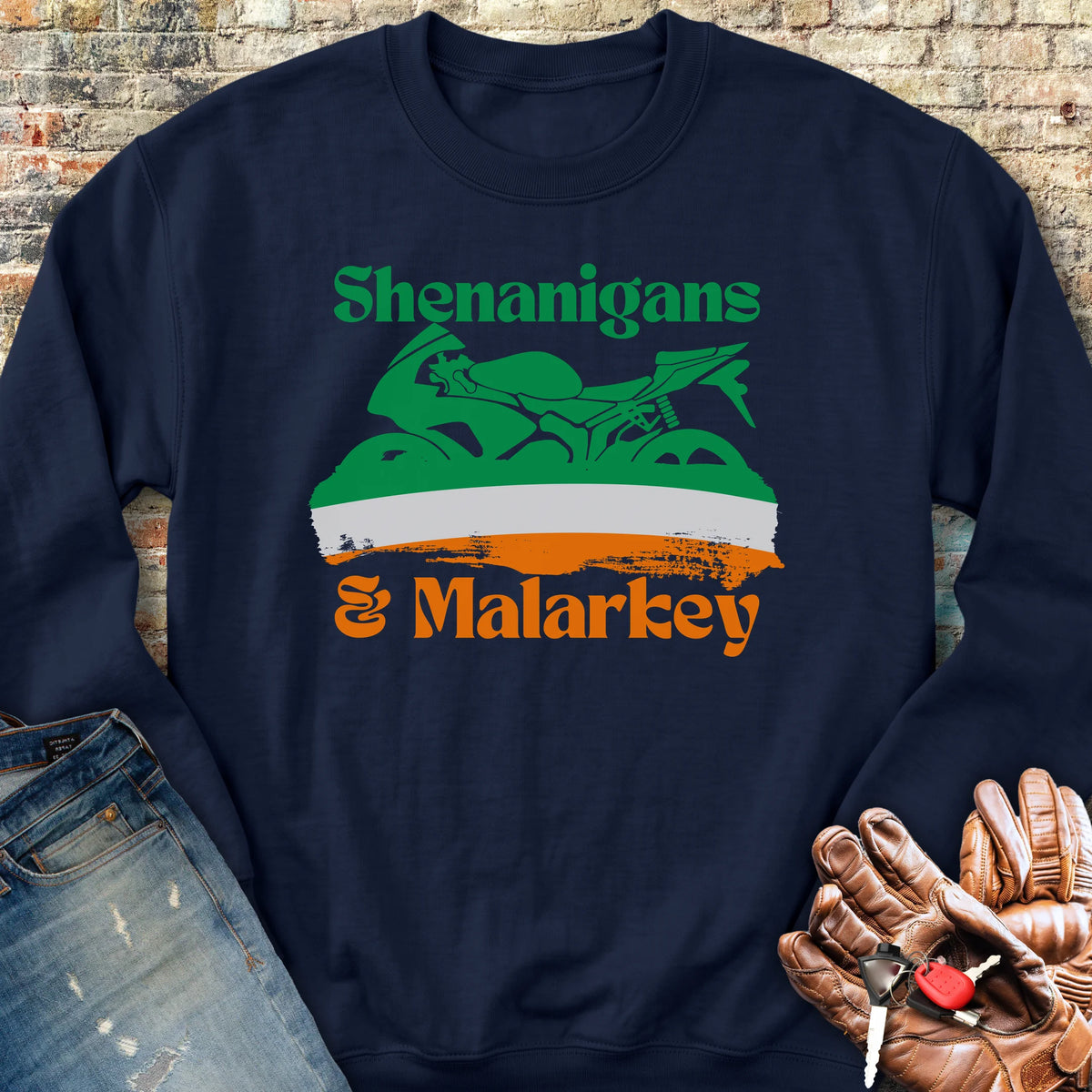 Shenanigans & Malarkey Sweatshirt - Navy