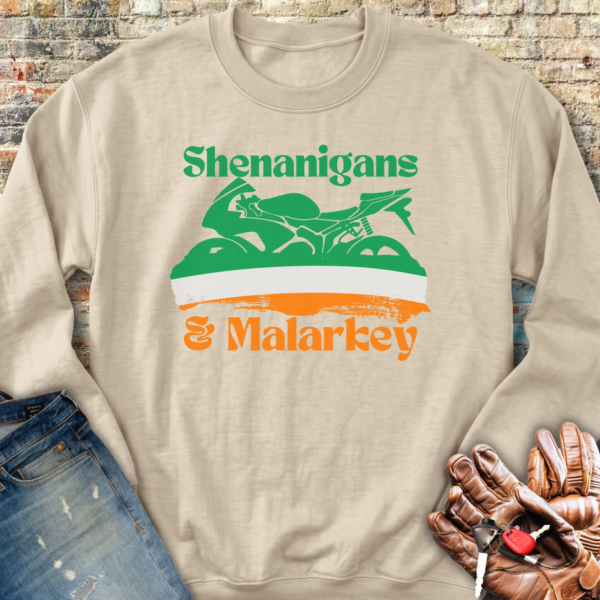 Shenanigans & Malarkey Sweatshirt - Sand