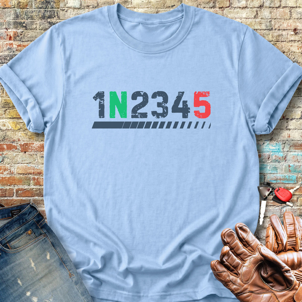 Shift5 Classic T-Shirt - Light Blue