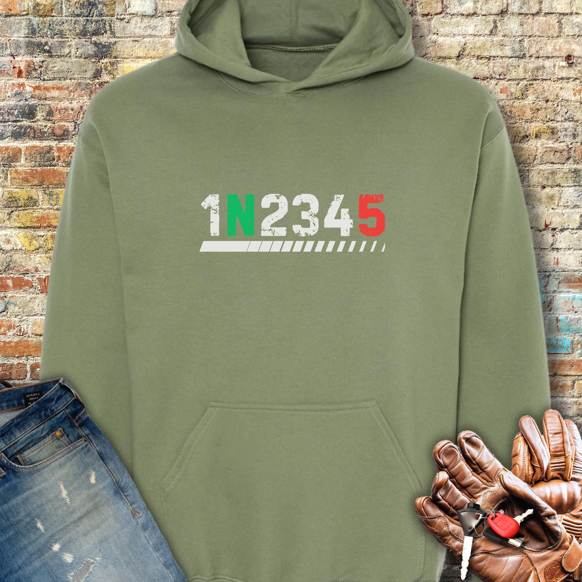 Shift5 Hoodie - Military Green