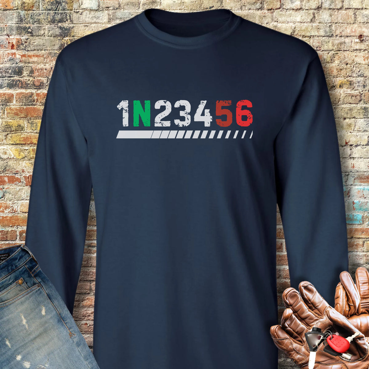 Shift Long Sleeve T-Shirt - Navy