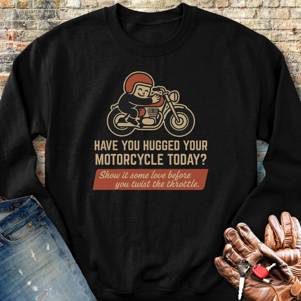 Show It Some Love Sweatshirt - Black