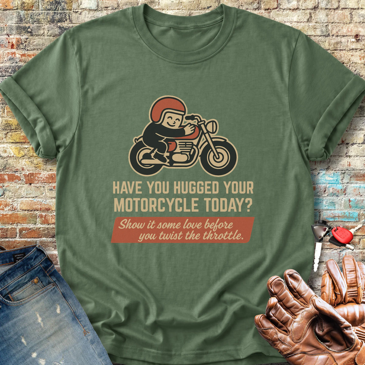 Show It Some Love Classic T-Shirt - Military Green