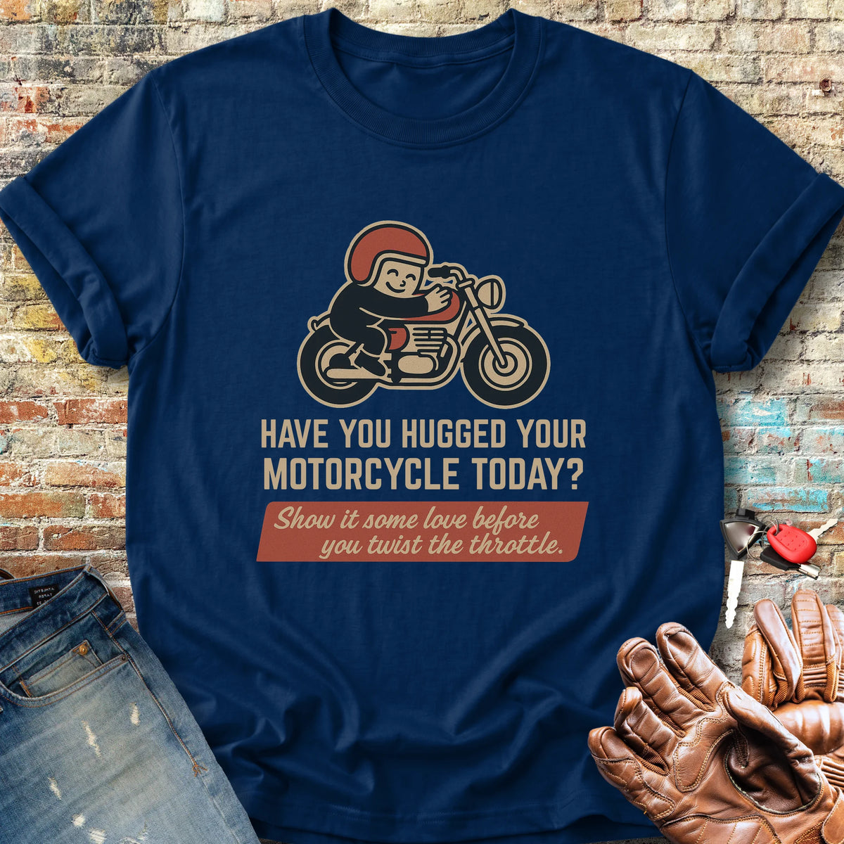 Show It Some Love Classic T-Shirt - Navy