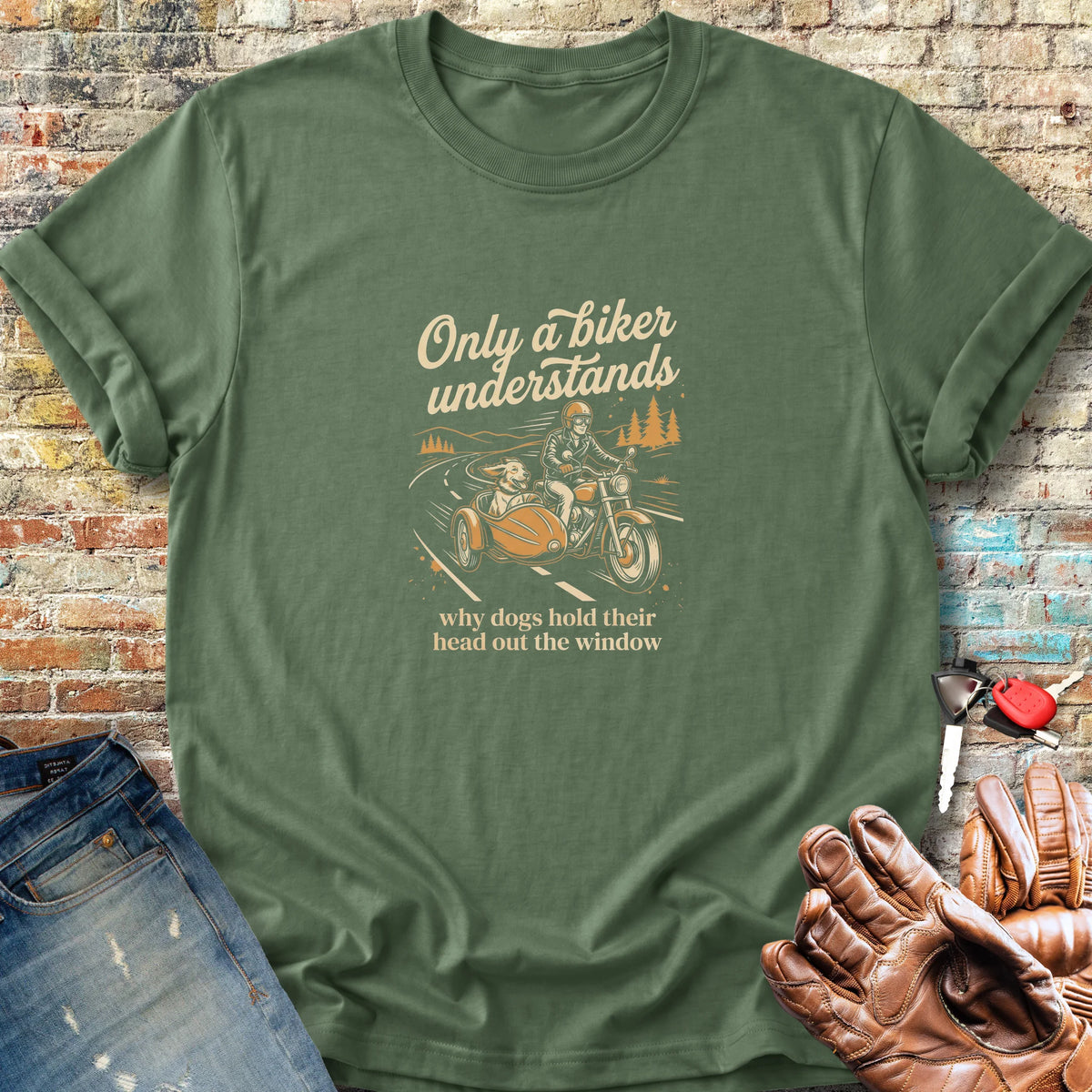 Sidecar Joy Classic T-Shirt - Military Green