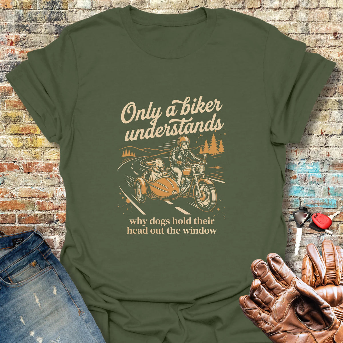 Sidecar Joy Softstyle T-Shirt - Military Green