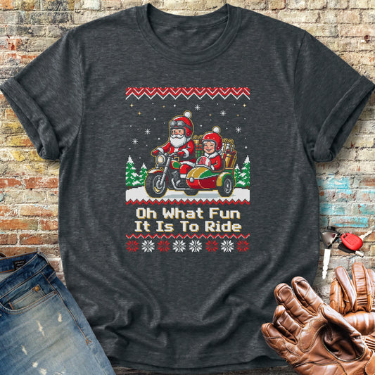 Sidecar Sleigh Ride Classic T-Shirt - Dark Heather