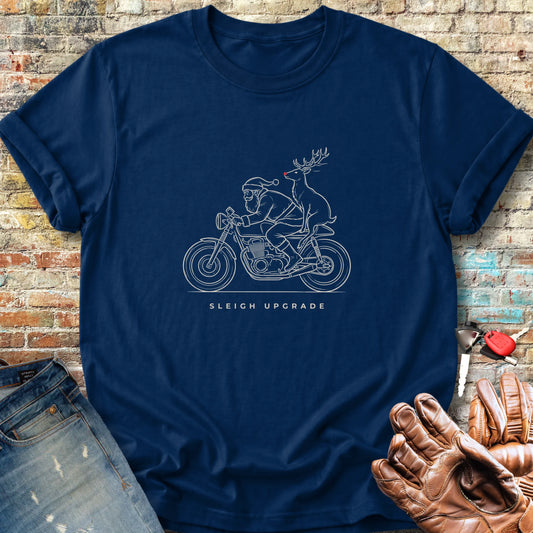 Sleigh Upgrade Classic T-Shirt - Navy