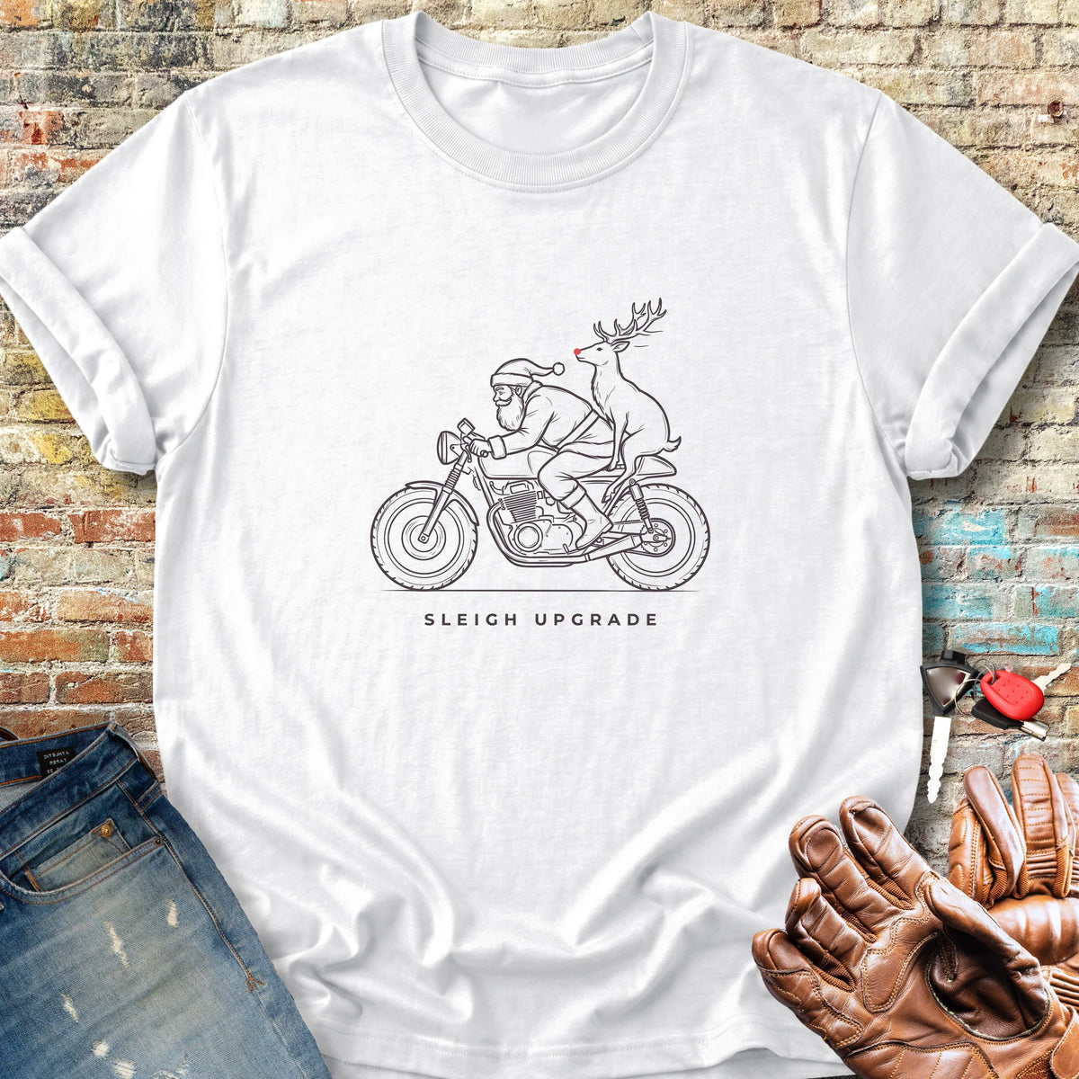 Sleigh Upgrade Classic T-Shirt - White