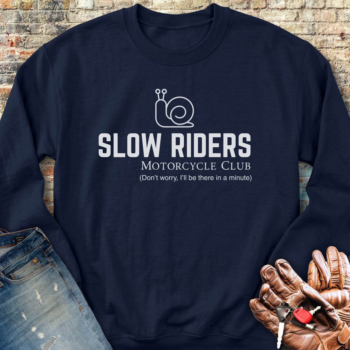 Slow Riders MC Sweatshirt - Navy