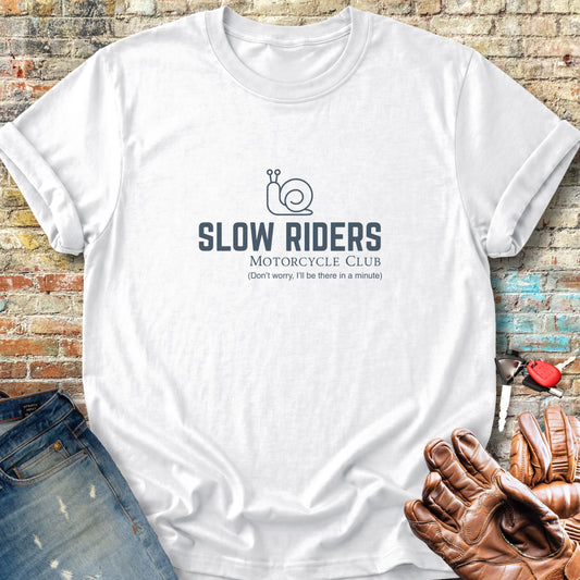 Slow Riders MC Classic T-Shirt - White