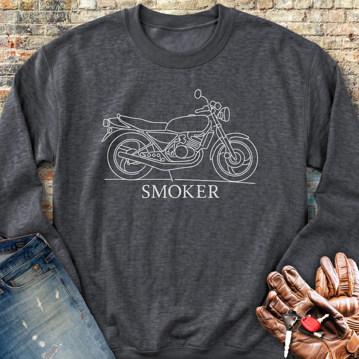 Smoker Sweatshirt - Dark Heather
