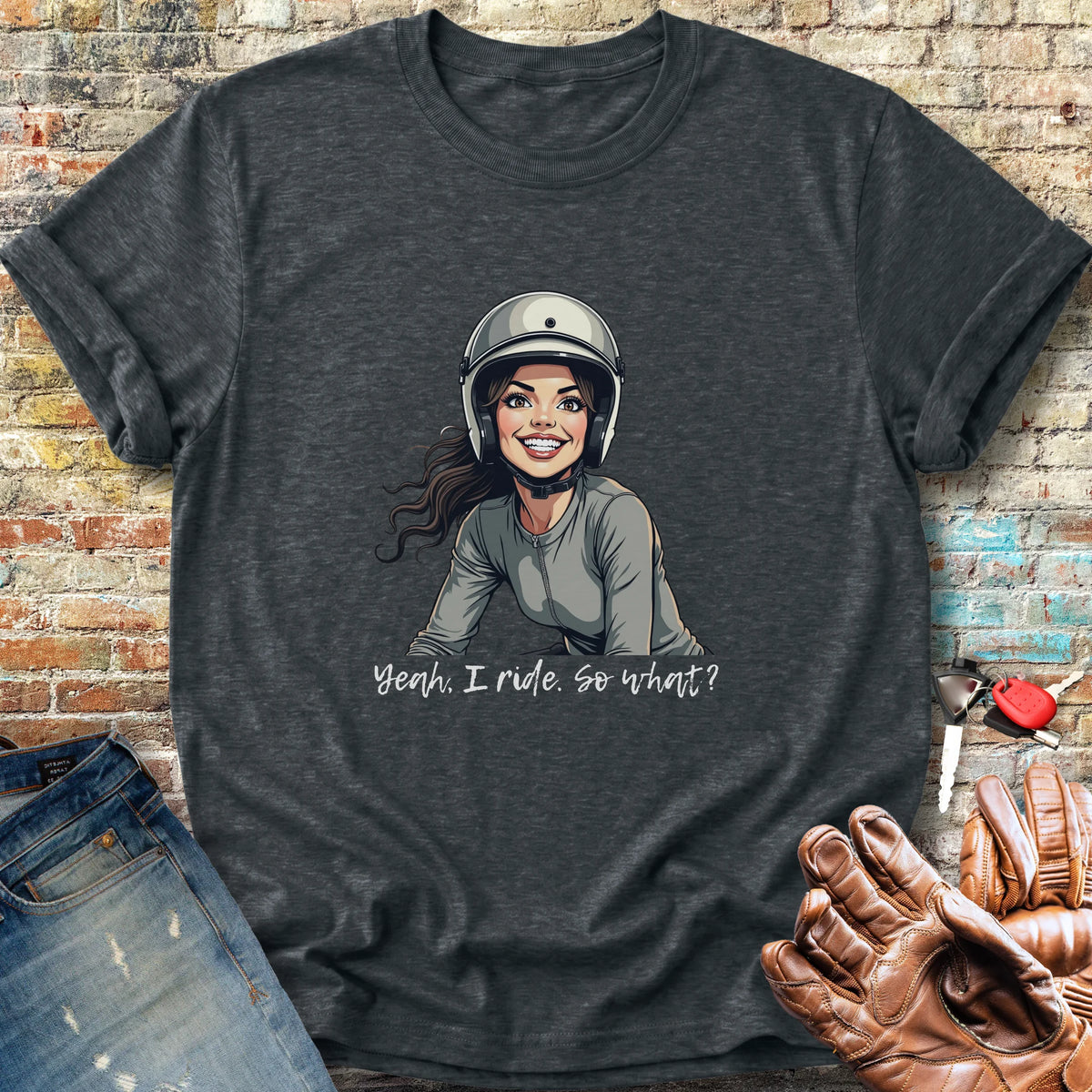 So What Classic T-Shirt - Dark Heather