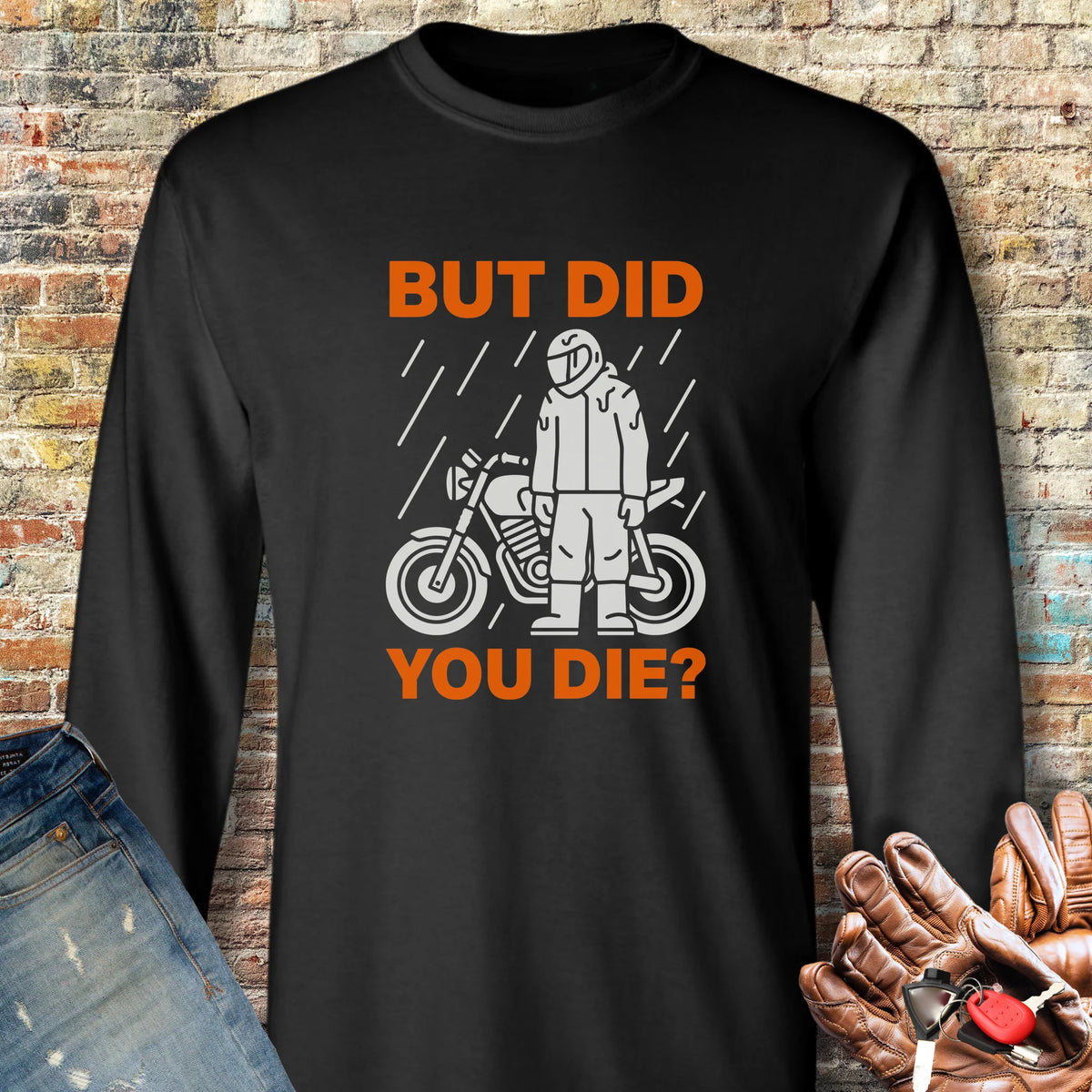 Soaked But Survived Long Sleeve T-Shirt - Black