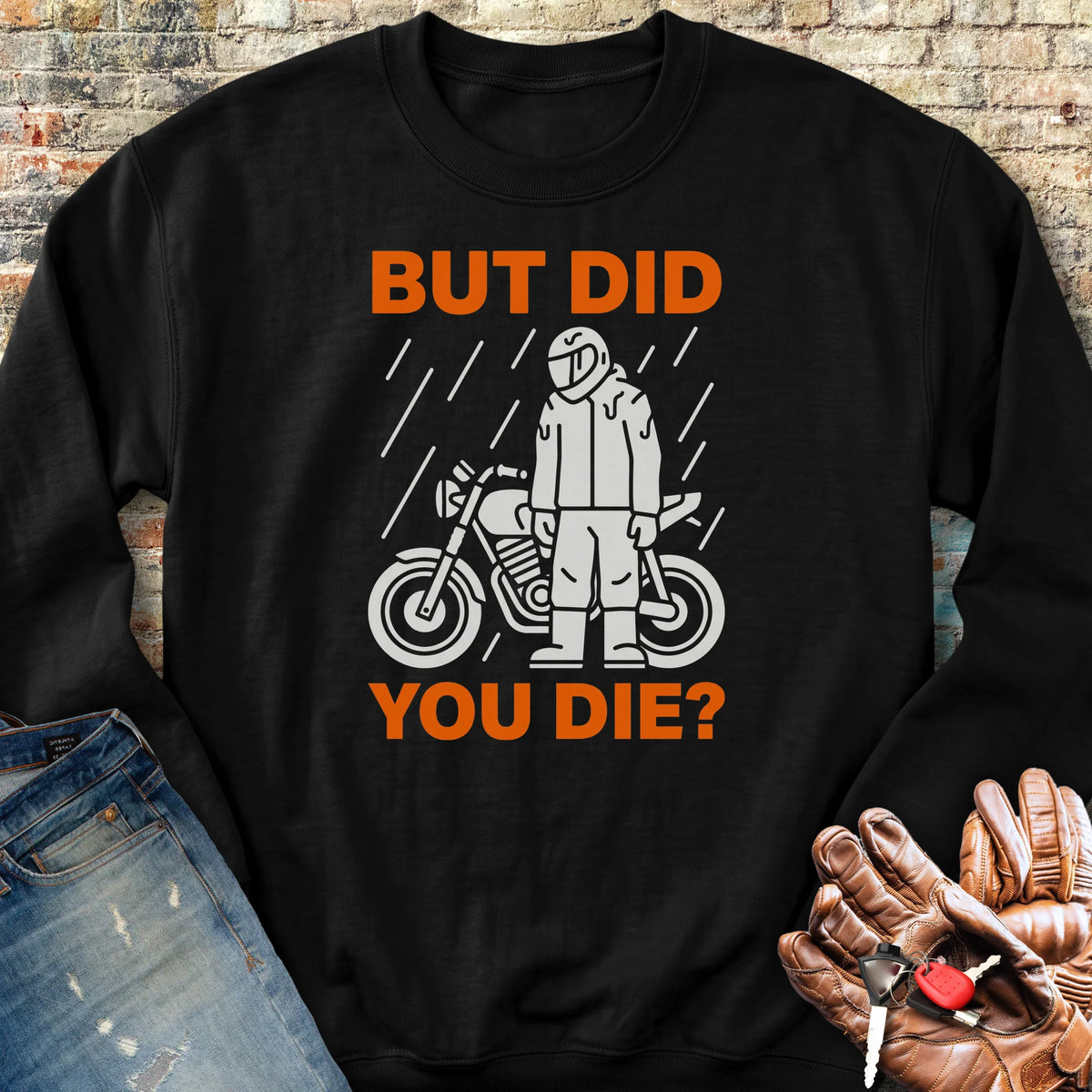 Soaked But Survived Sweatshirt - Black