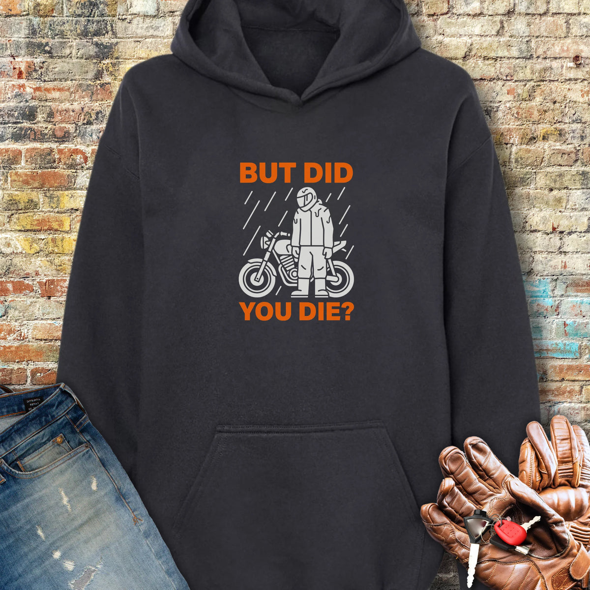 Soaked But Survived Hoodie - Black