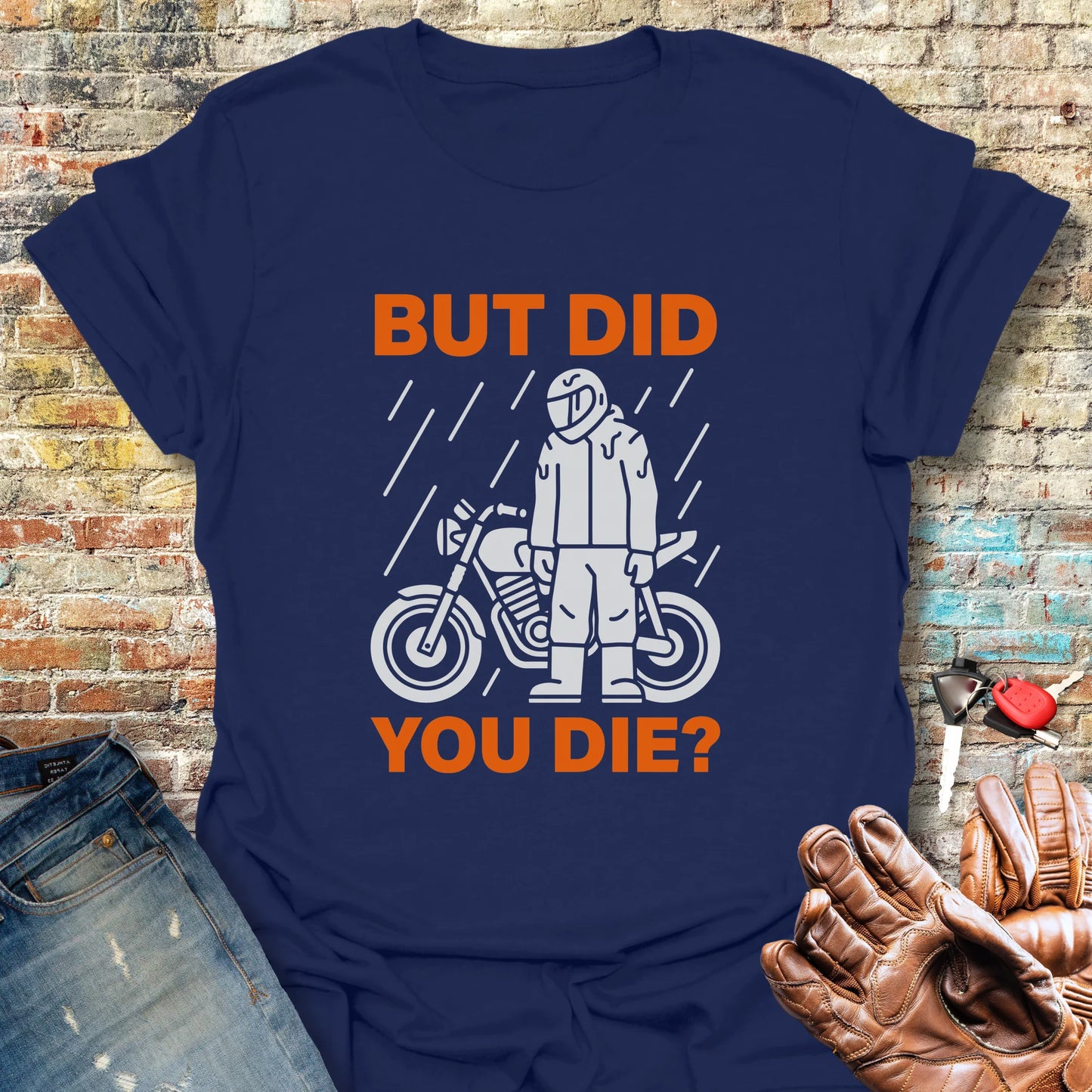 Soaked But Survived T-Shirt - Navy