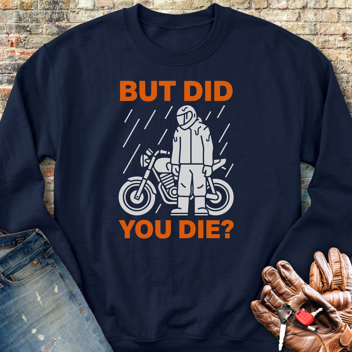 Soaked But Survived Sweatshirt - Navy