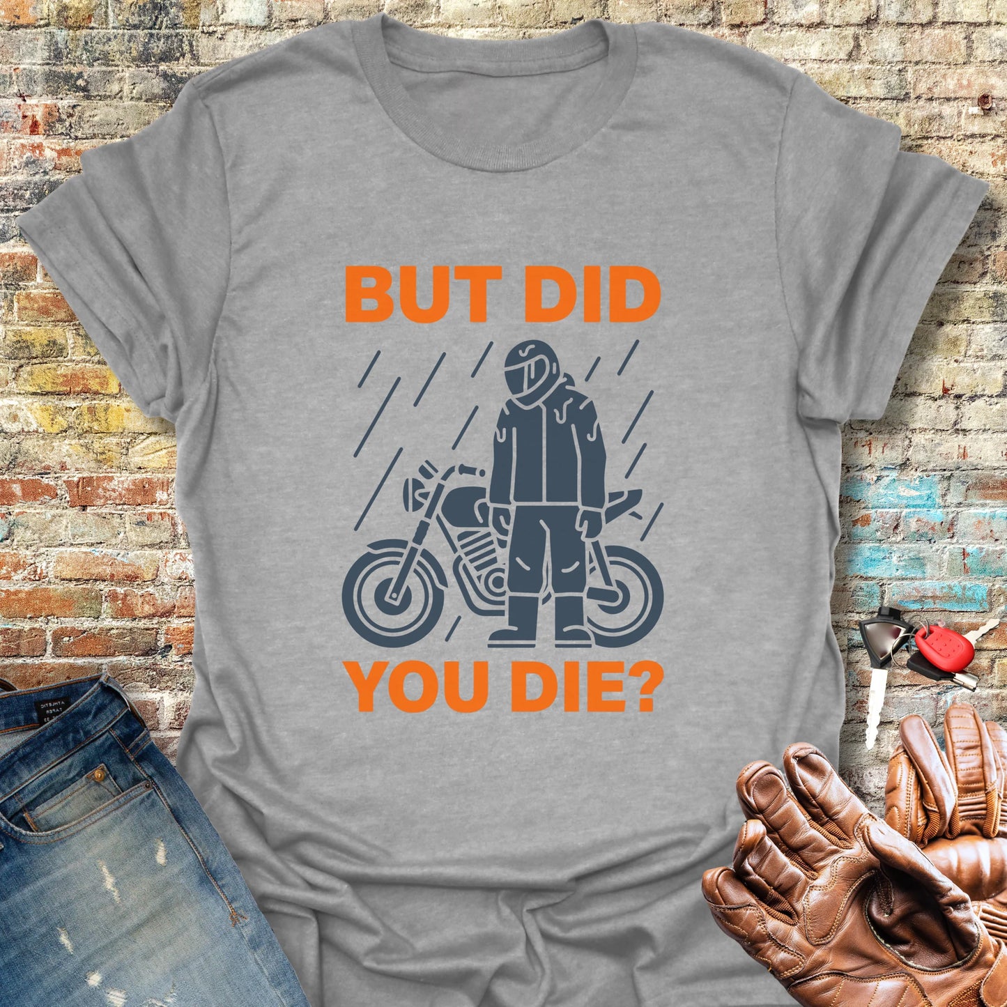 Soaked But Survived T-Shirt - Sport Grey