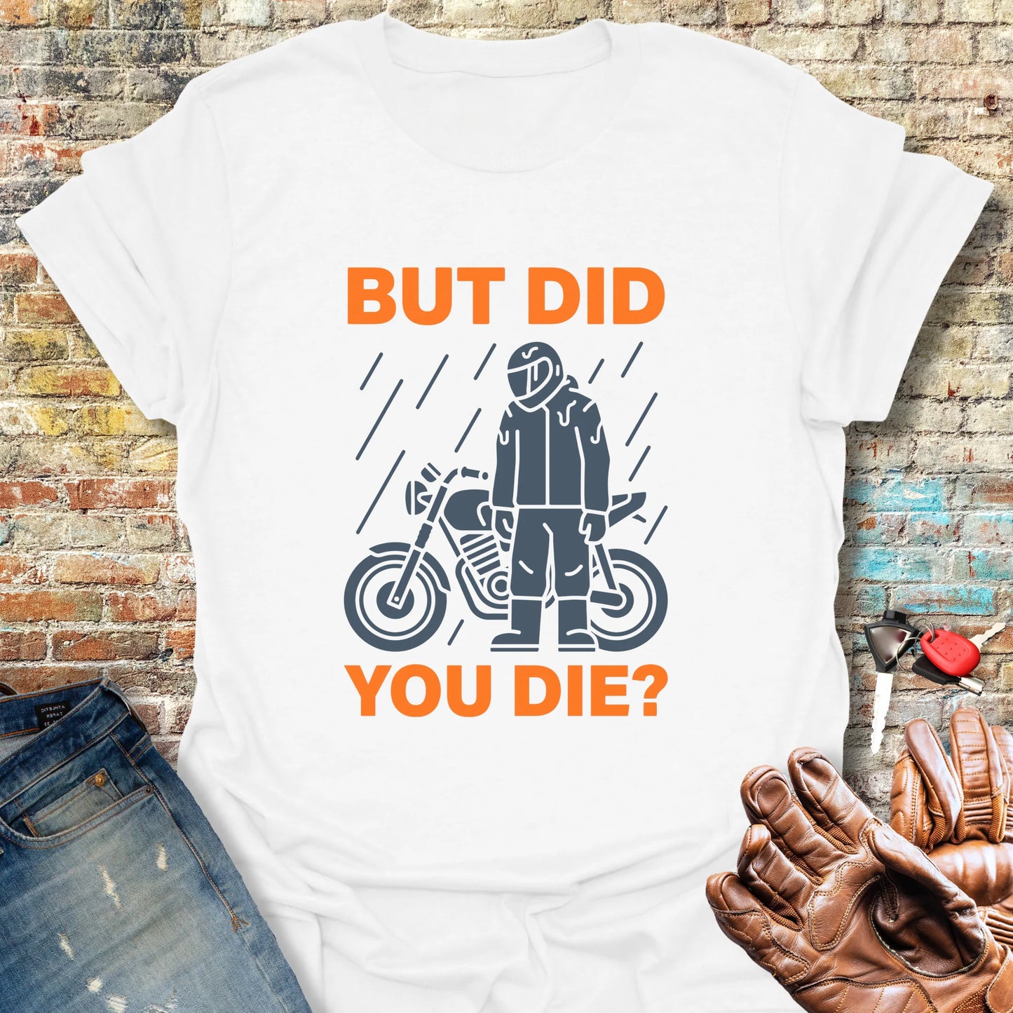 Soaked But Survived T-Shirt - White