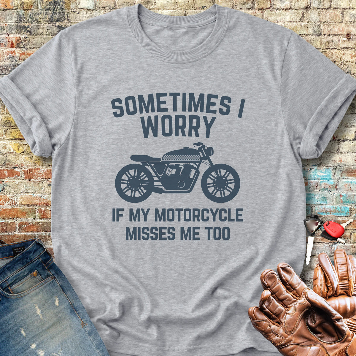 Sometimes (Cafe) Classic T-Shirt - Sport Grey
