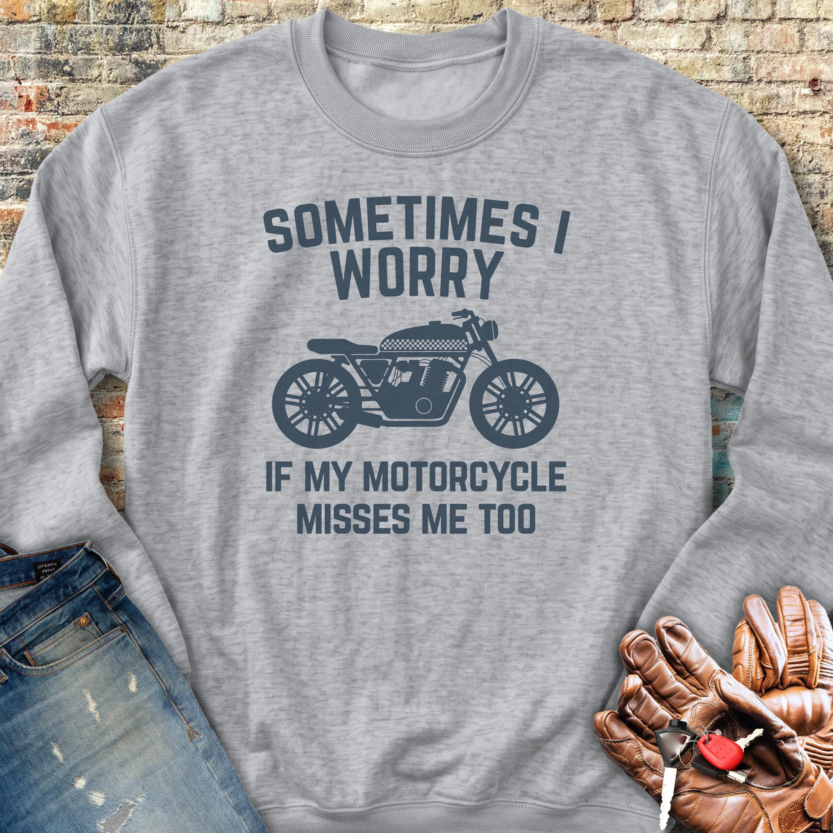 Sometimes (Cafe) Sweatshirt - Sport Grey