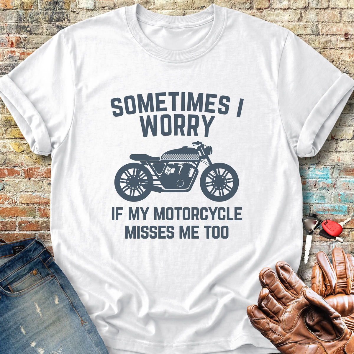 Sometimes (Cafe) Classic T-Shirt - White