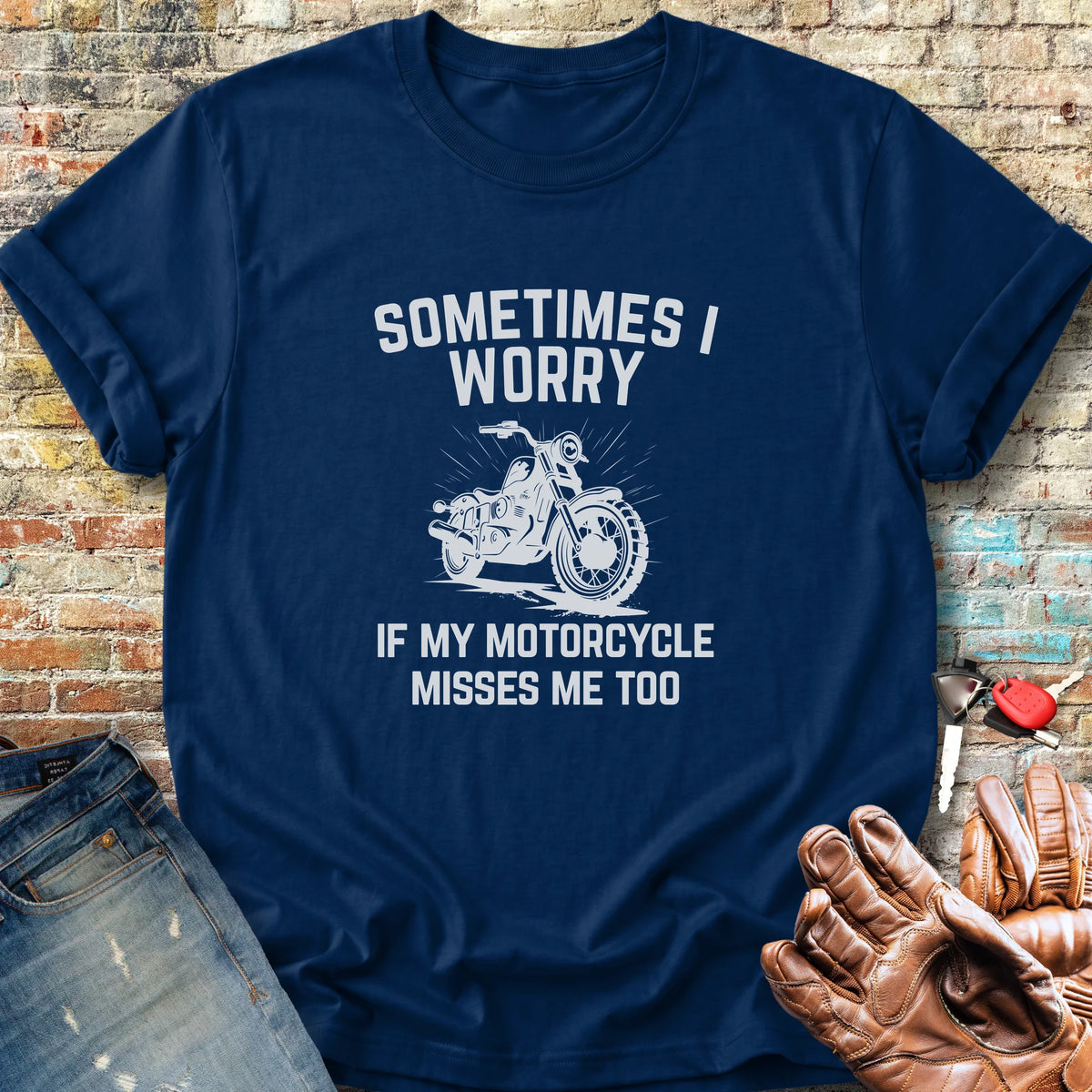 Sometimes (Cruiser) Classic T-Shirt - Navy