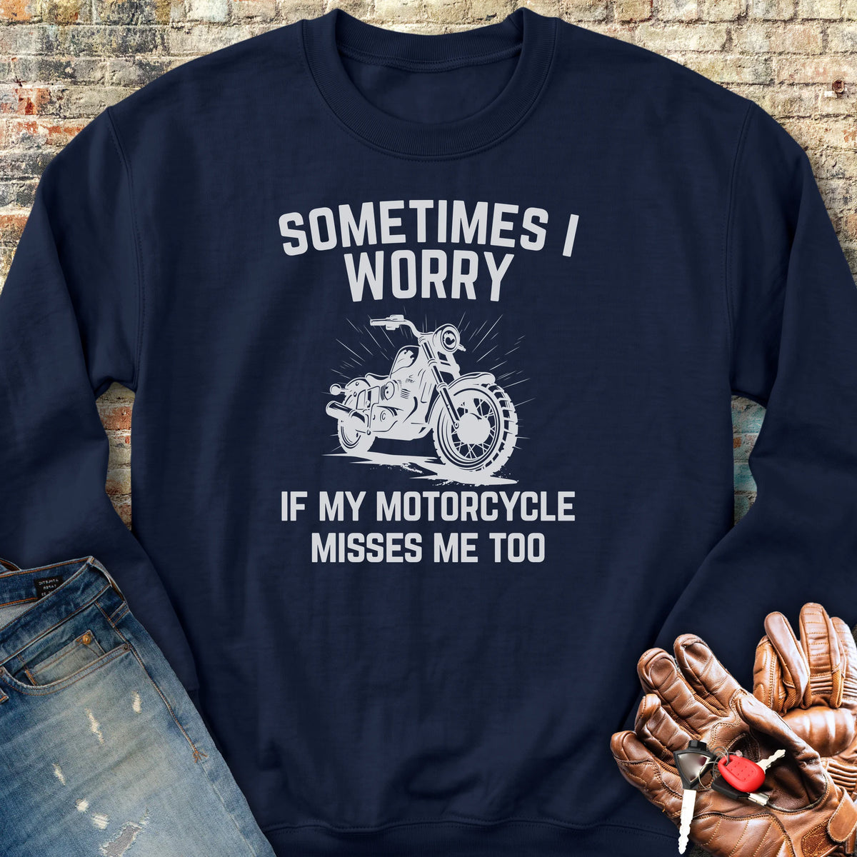Sometimes (Cruiser) Sweatshirt - Navy