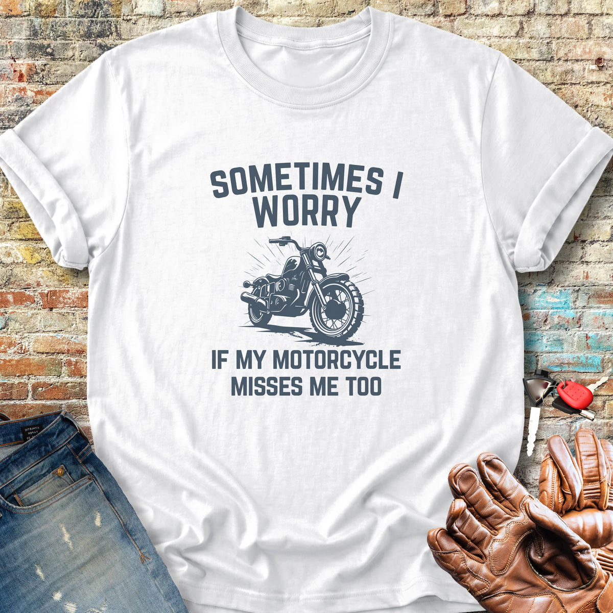 Sometimes (Cruiser) Classic T-Shirt - White