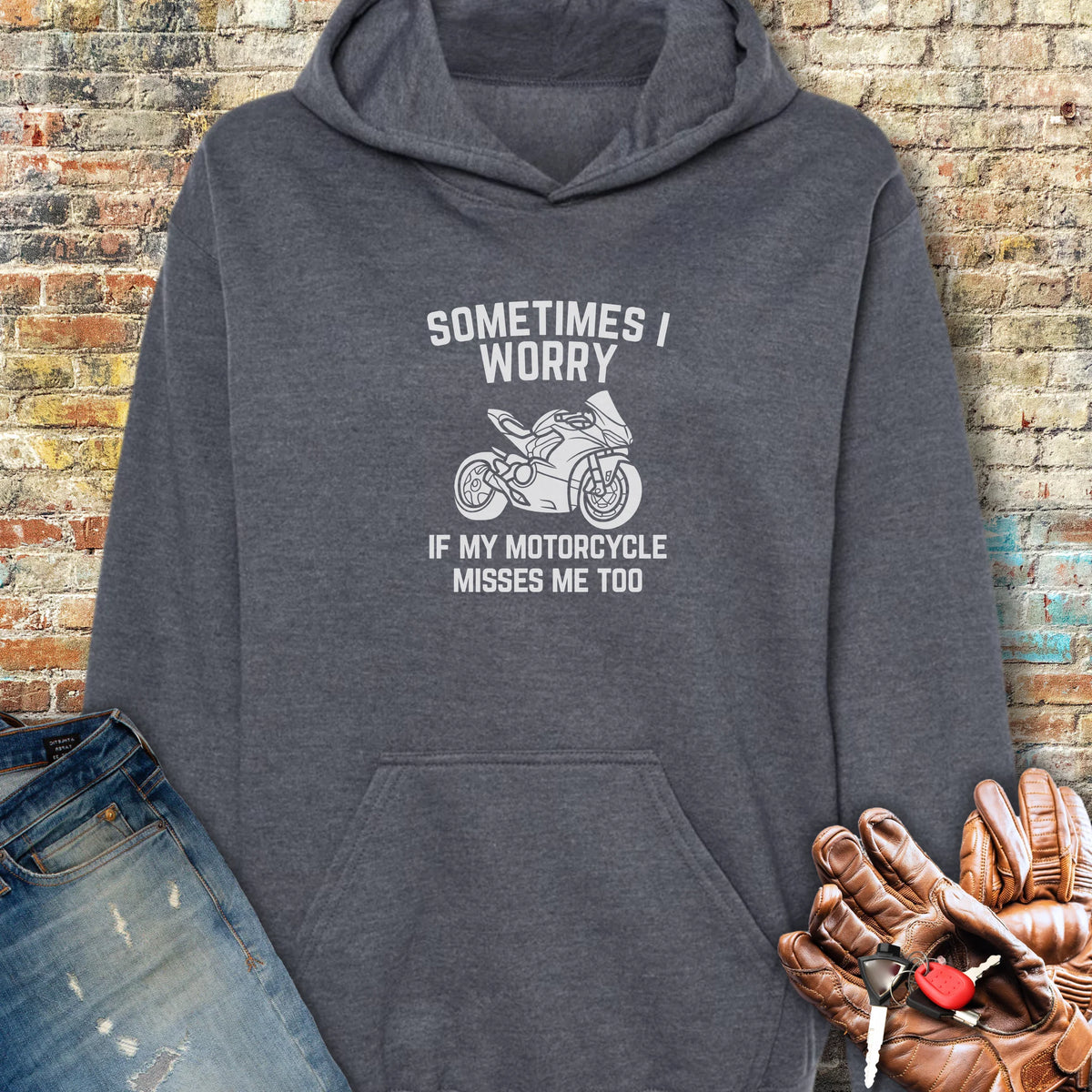 Sometimes (Sport) Hoodie - Dark Heather
