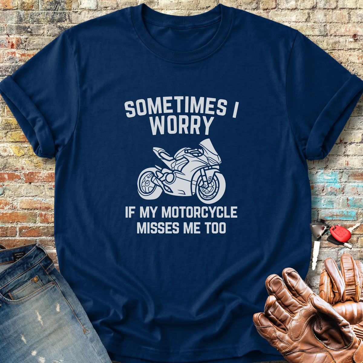 Sometimes (Sport) Classic T-Shirt - Navy