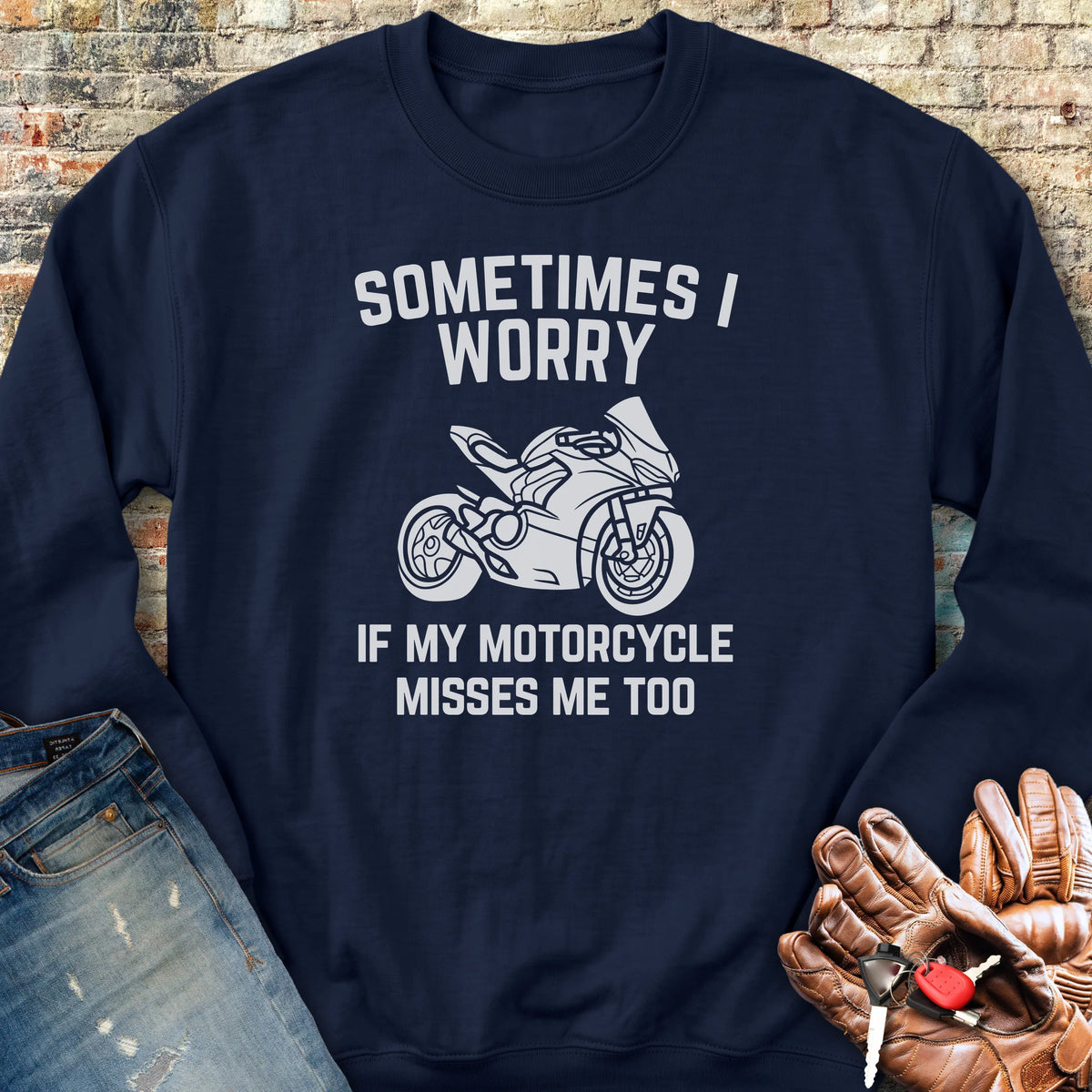 Sometimes (Sport) Sweatshirt - Navy