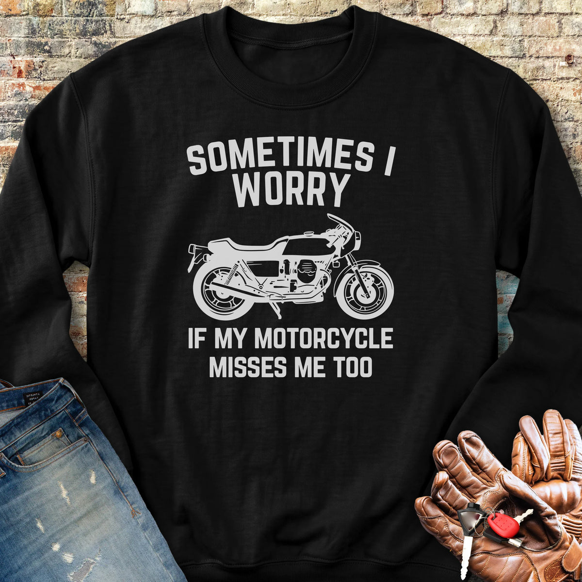 Sometimes (Vintage) Sweatshirt - Black