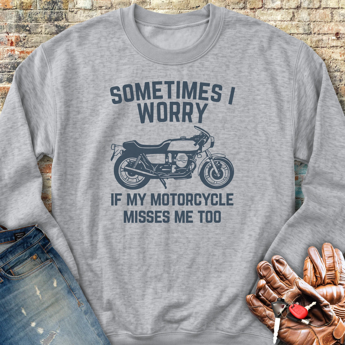 Sometimes (Vintage) Sweatshirt - Sport Grey